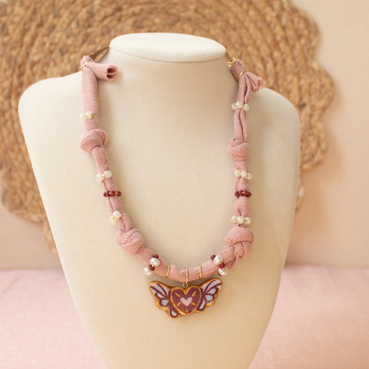 Winged Heart Bandana Necklace