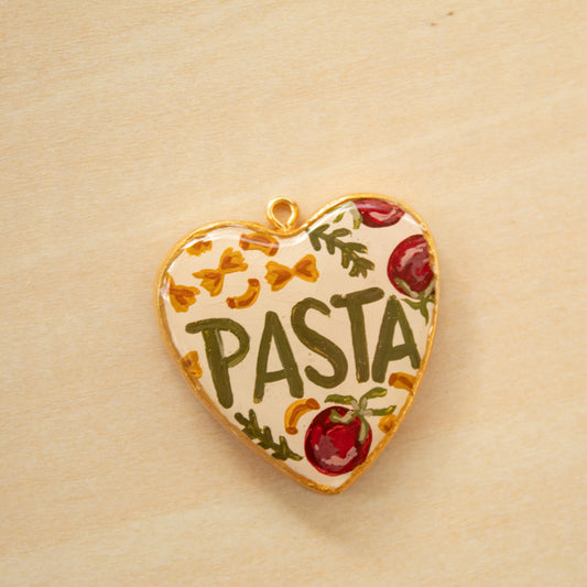 Pasta Heart Charm - CHARM23