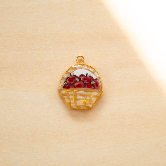 Apple Basket Charm - CHARM13