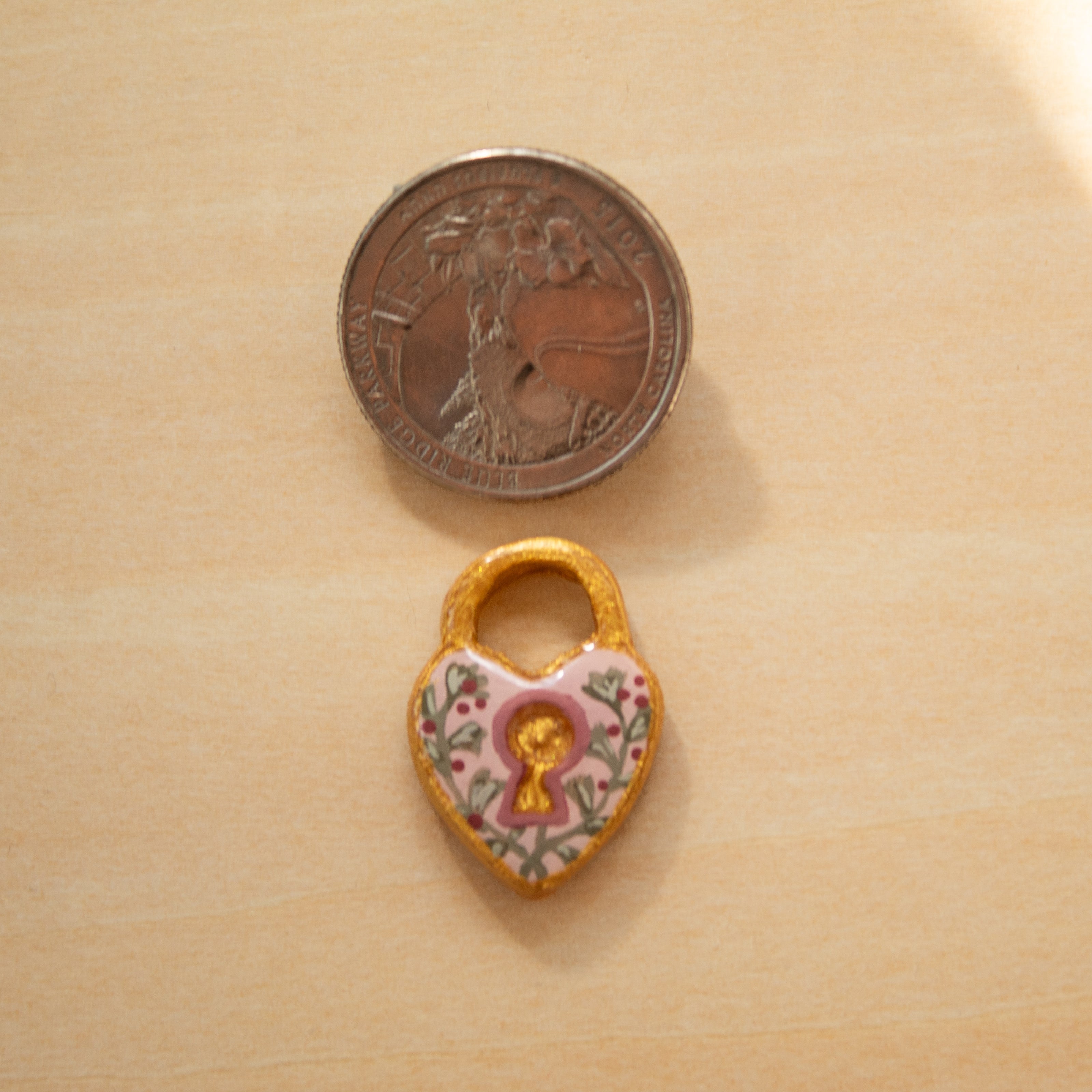 Heart Locket Charm - CHARM15