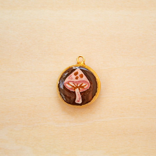 Pink Mushroom Charm - CHARM27