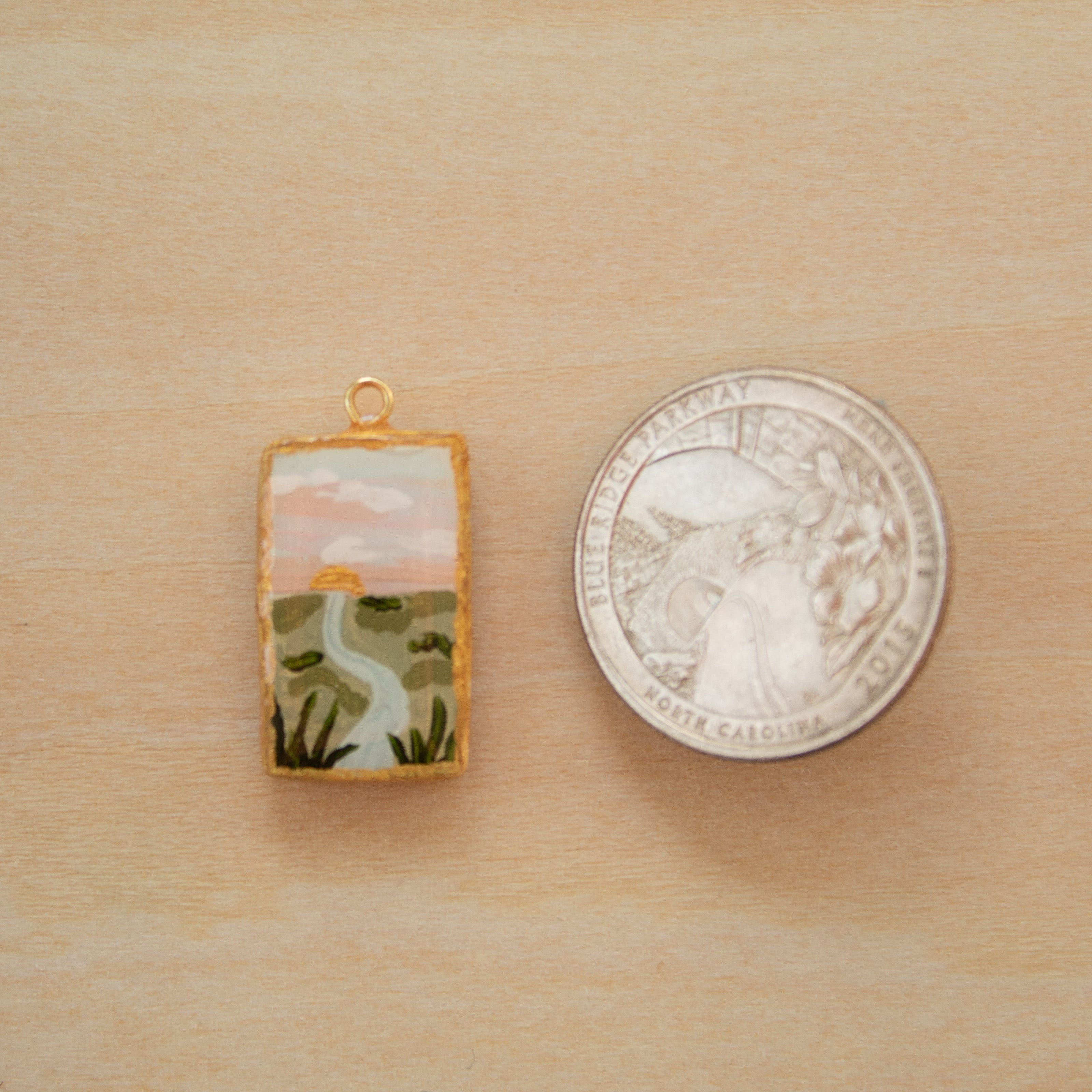 Marsh Sunset Charm - CHARM31