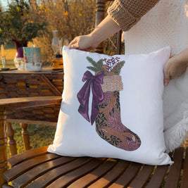 Woodland Holiday Stocking Pillow Case
