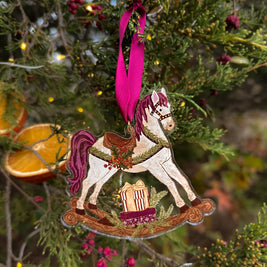 Rocking Horse Christmas Ornament