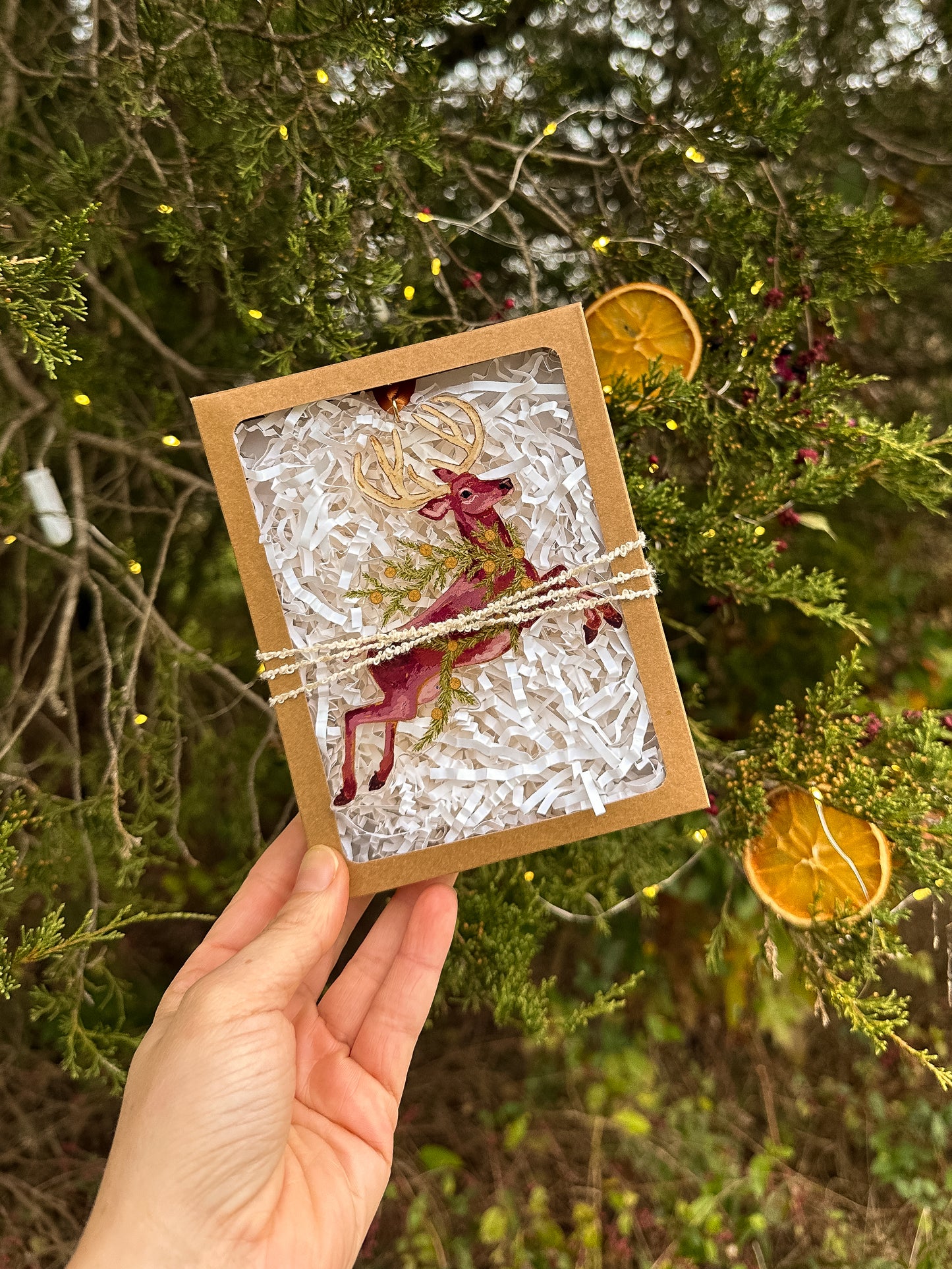 Woodland Reindeer Ornament
