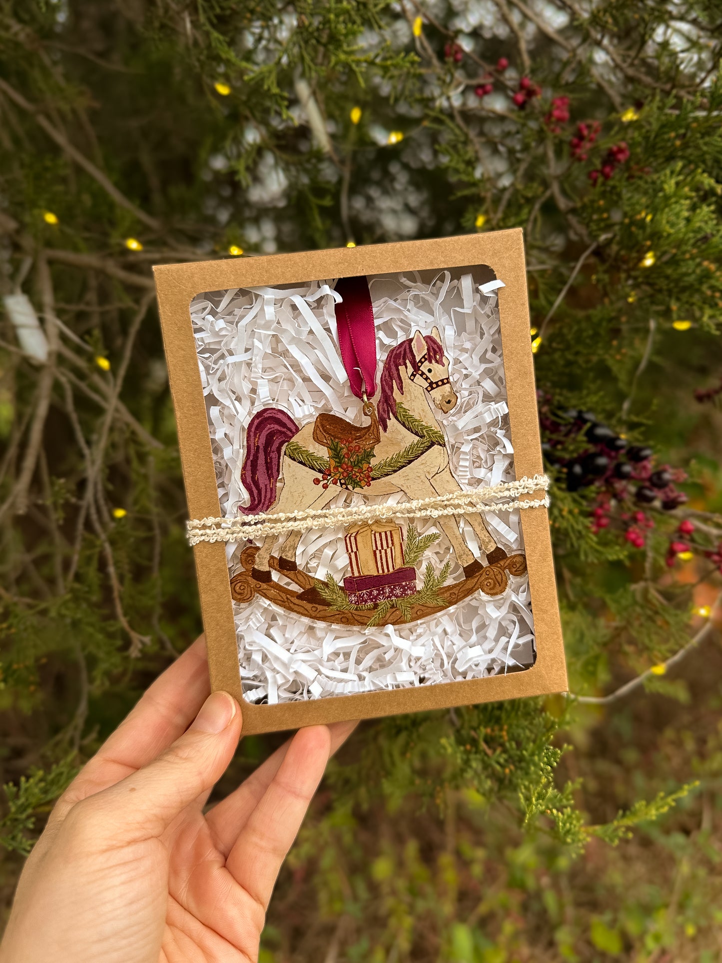 Rocking Horse Christmas Ornament