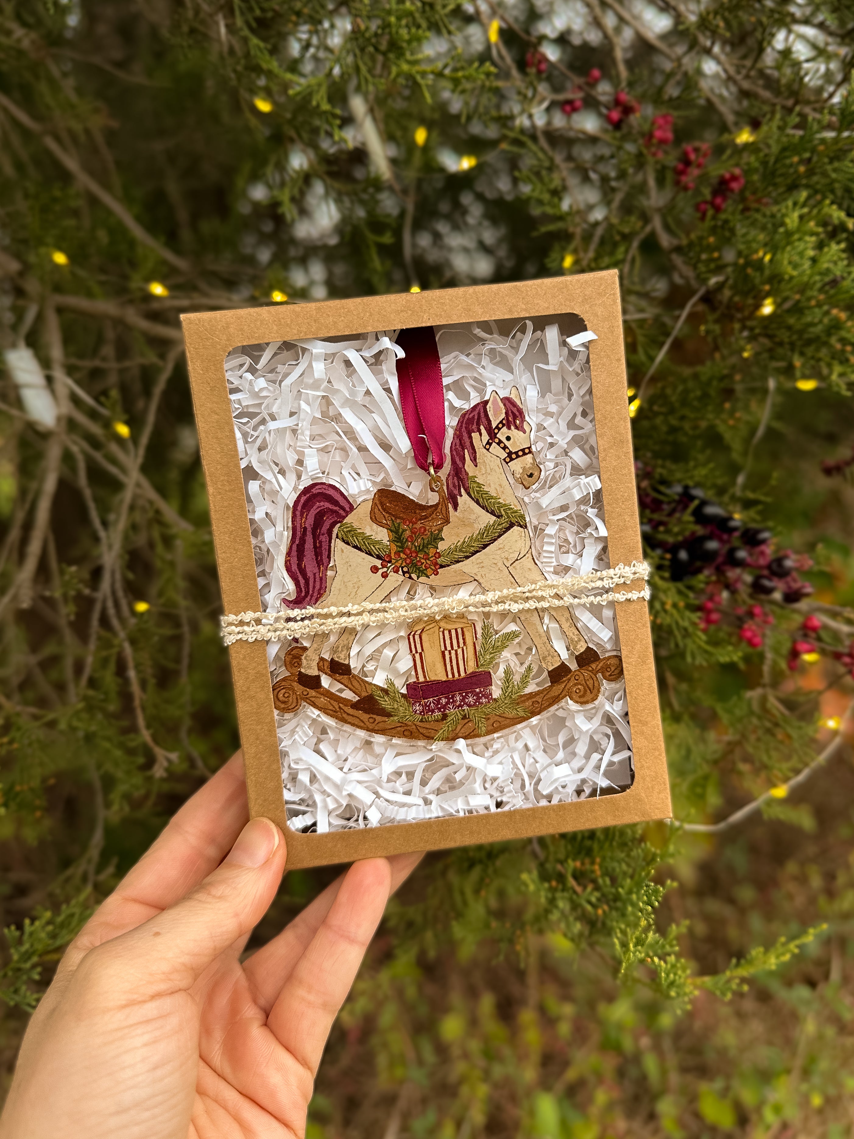 Rocking Horse Christmas Ornament