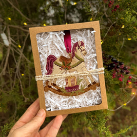 Rocking Horse Christmas Ornament