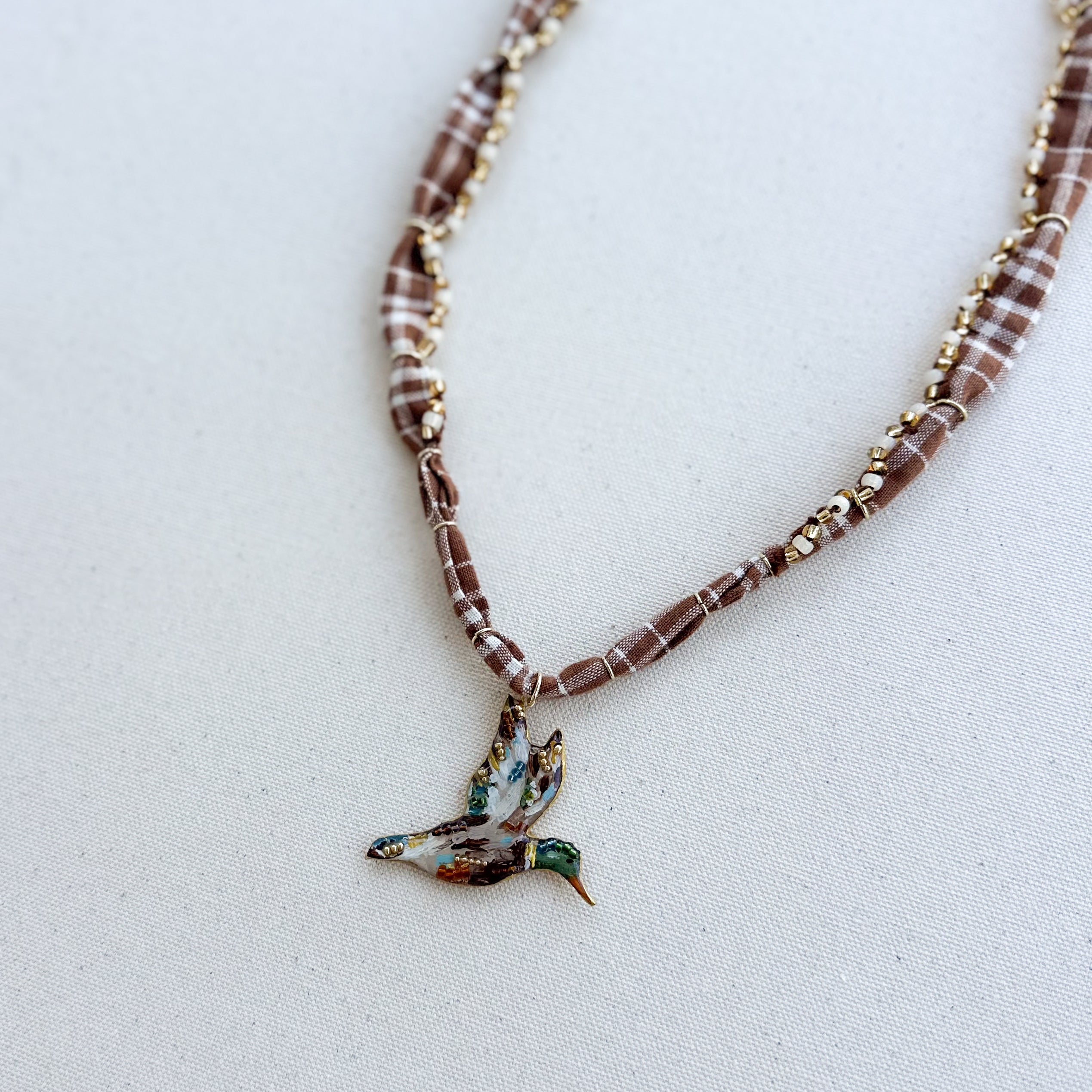 Mallard Duck Statement Necklace - Option One