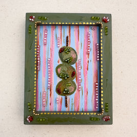 Olive Original Mini Painting - Framed - 