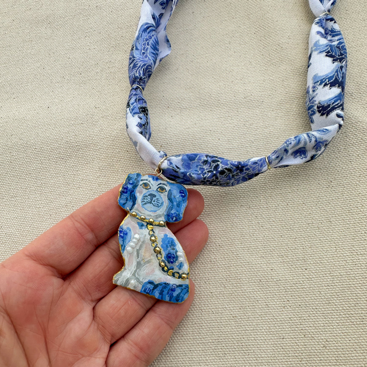 Staffordshire Antique Statement Necklace