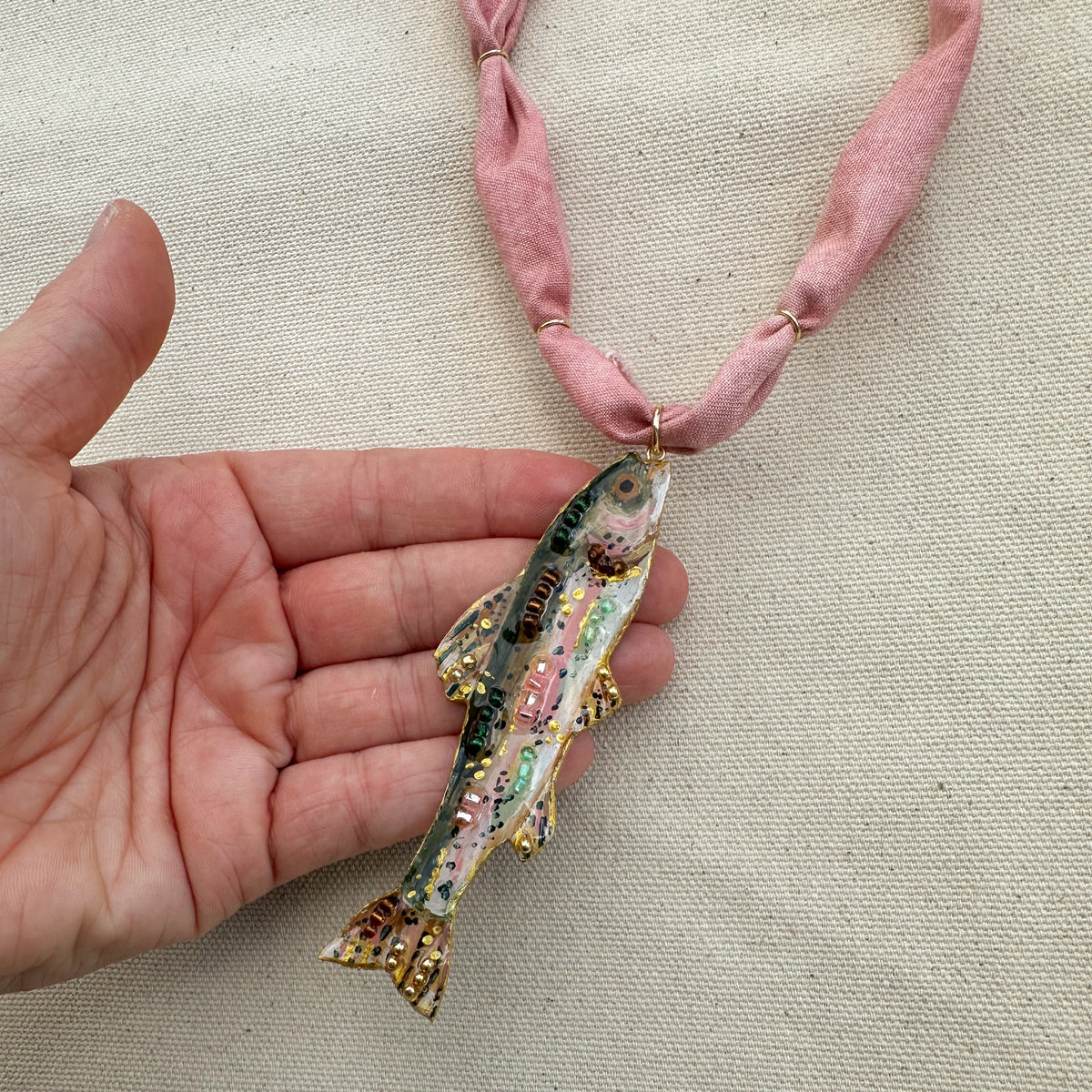 Trout Statement Necklace