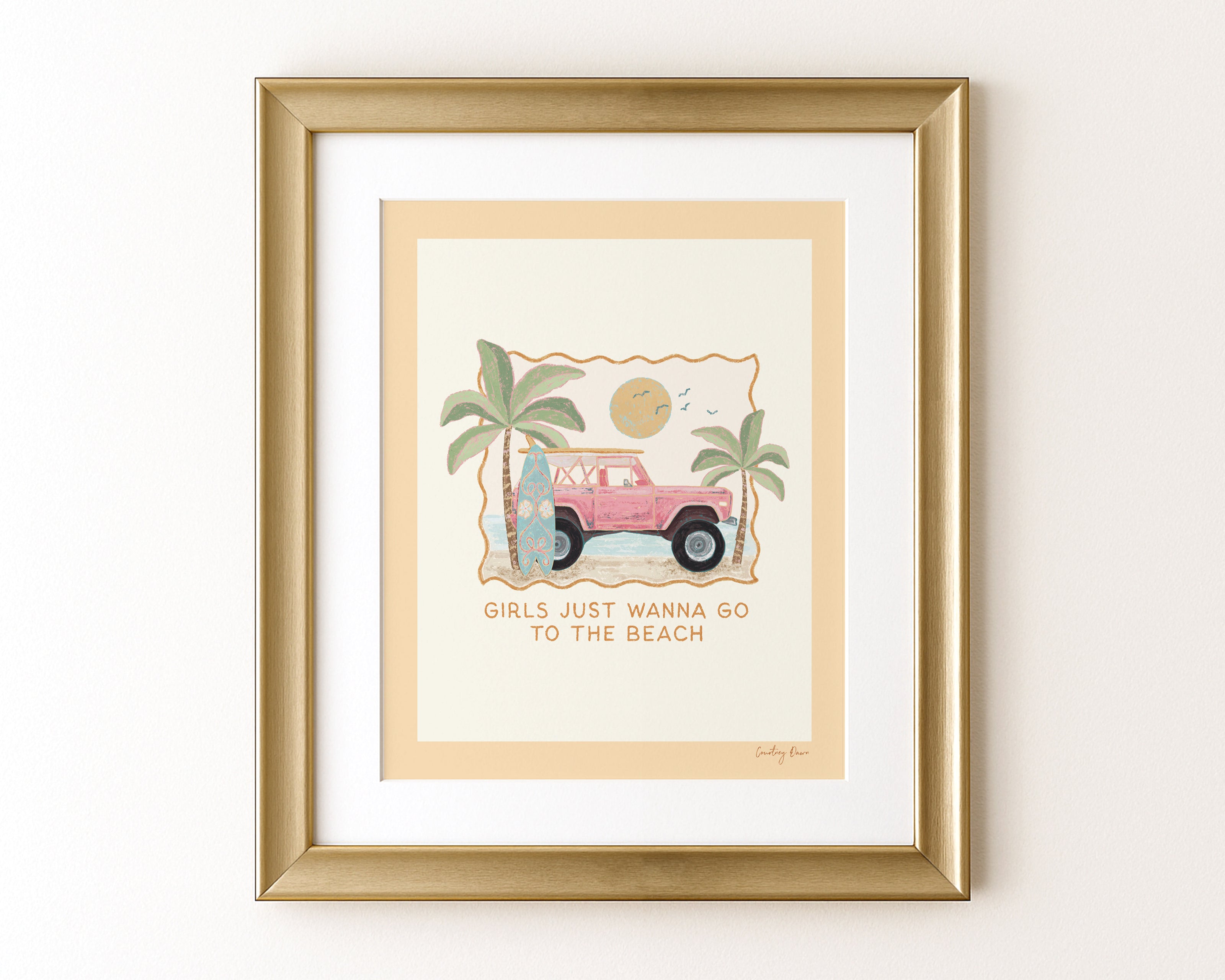 Pink Jeep | 8x10 Print
