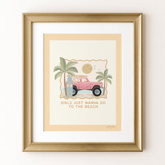 Pink Jeep | 8x10 Print