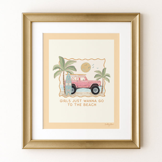 Pink Jeep | 8x10 Print
