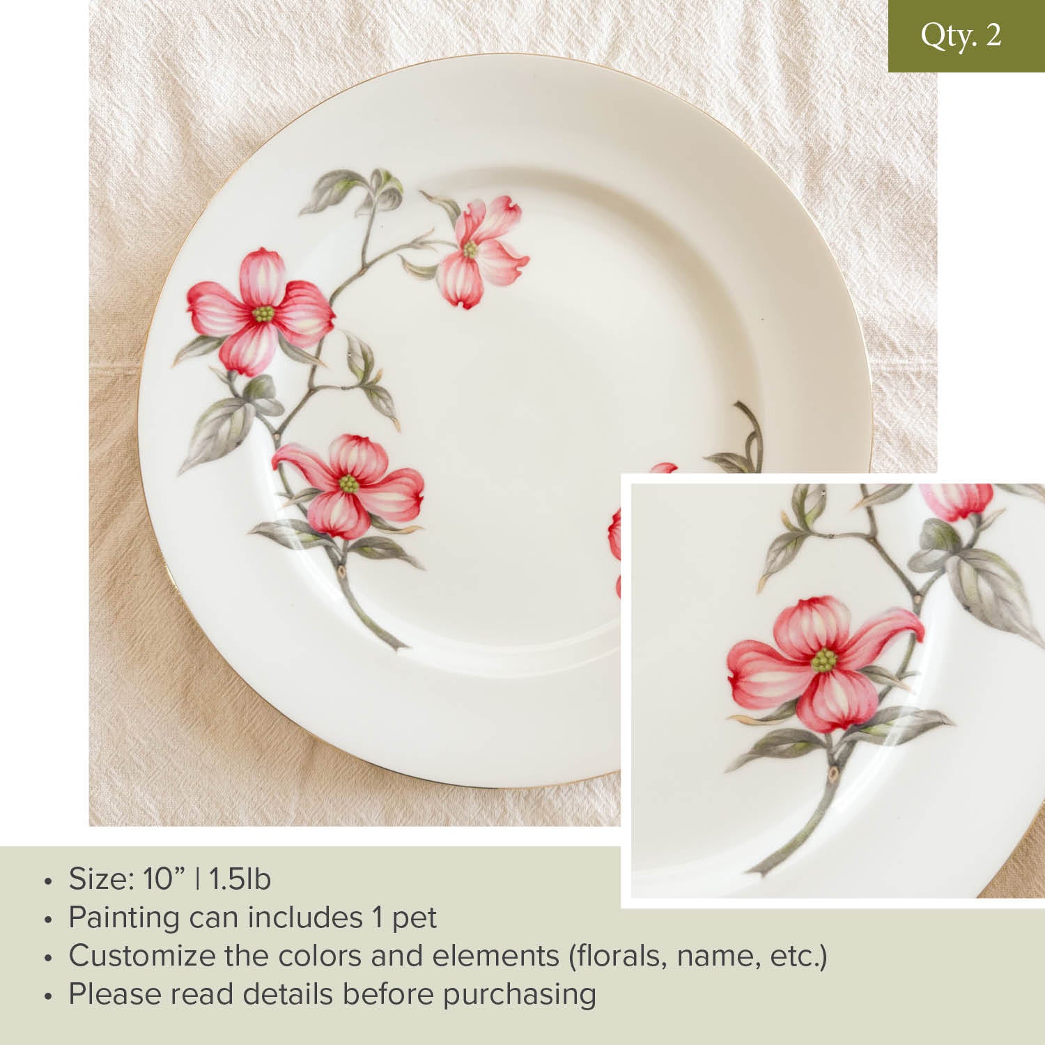 PLATE 11 | Pink | Florals | 10