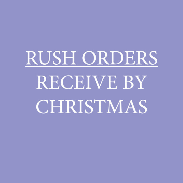 RUSH ORDER - Receive custom portrait order by Christmas