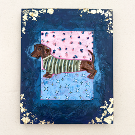 Dachshund Original Painting - 