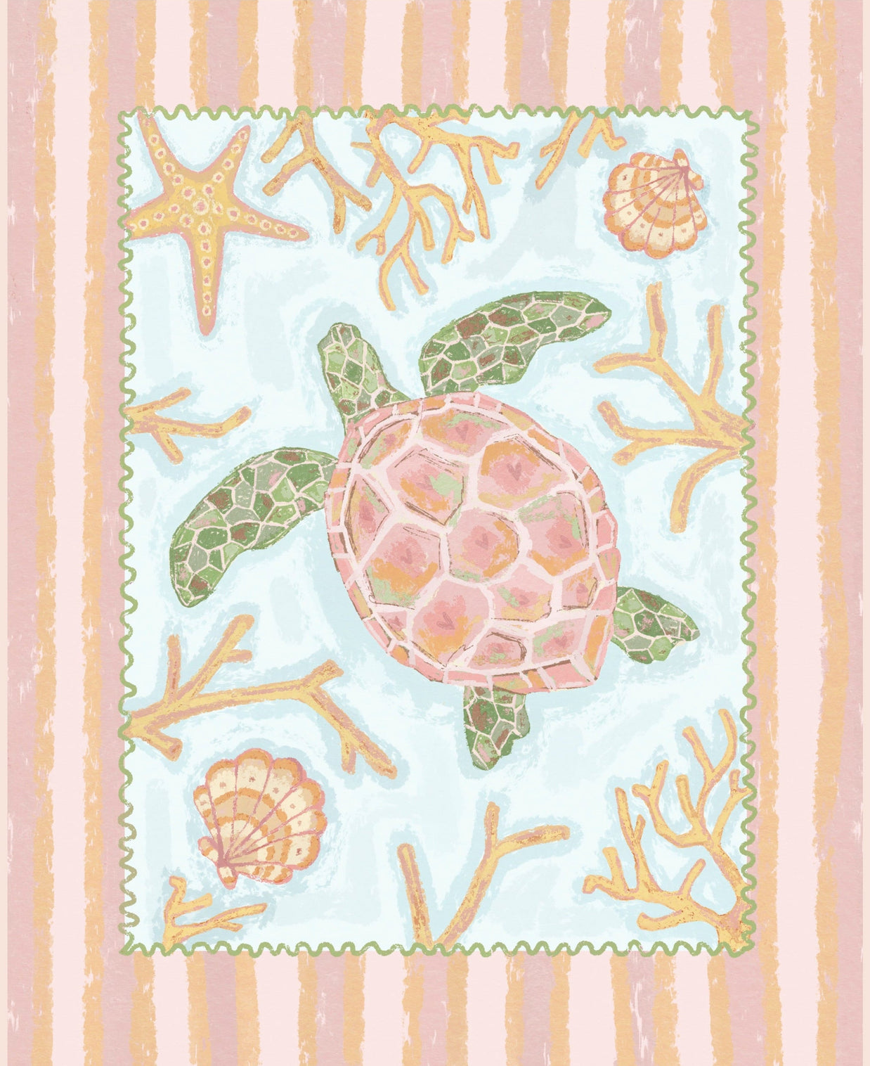 Sea Turtle | 8x10 Print