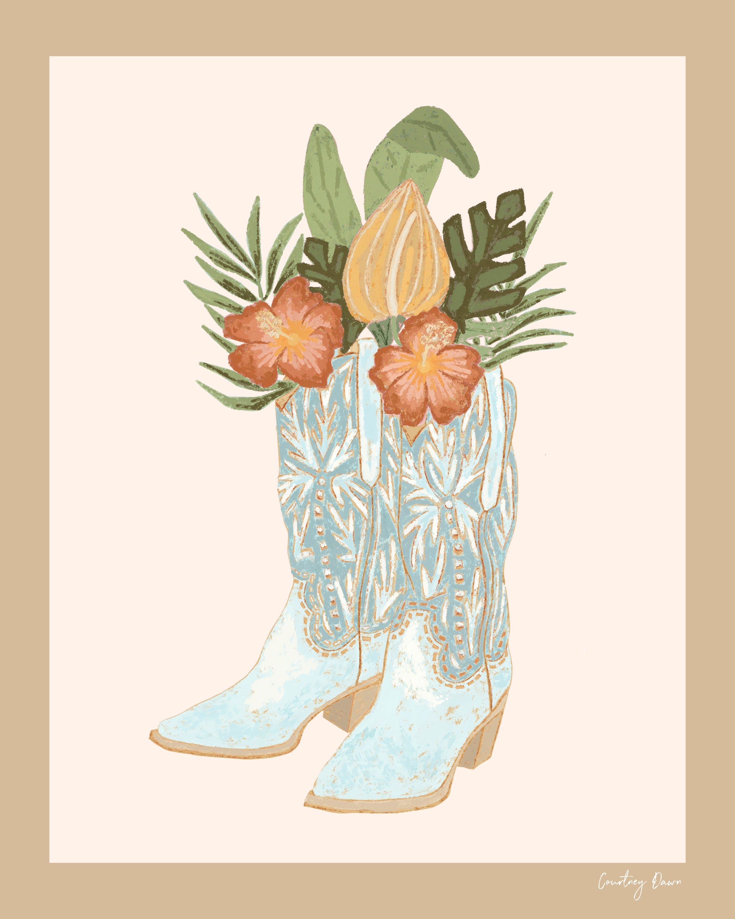 Coastal Boots | 8x10 Print