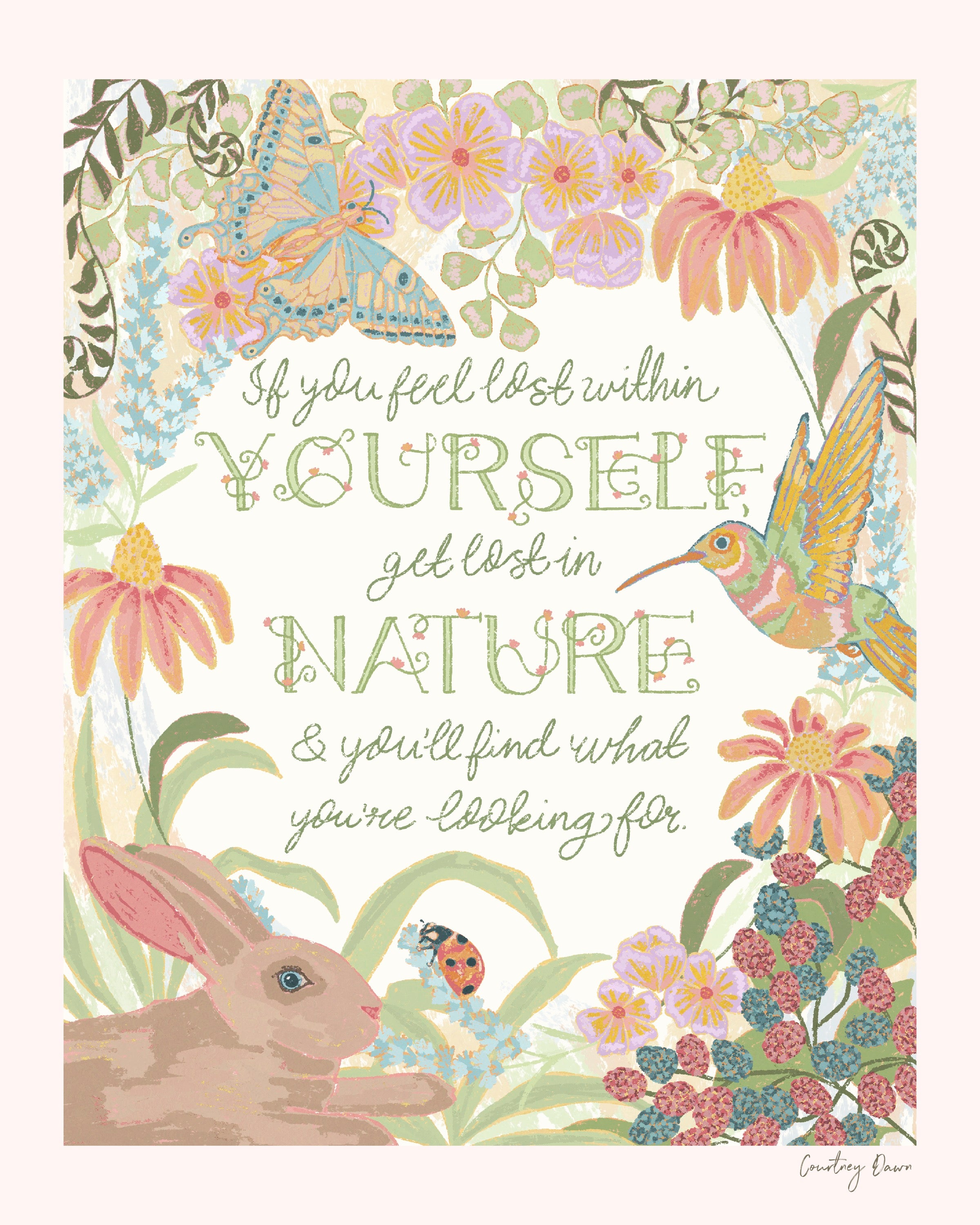 Whimsy Nature Lover | 8x10 Print (Copy)