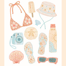 Beach Essentials | 8x10 Print