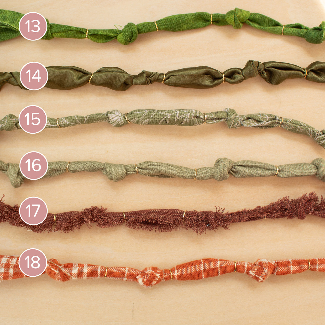 Bandana Necklace Options
