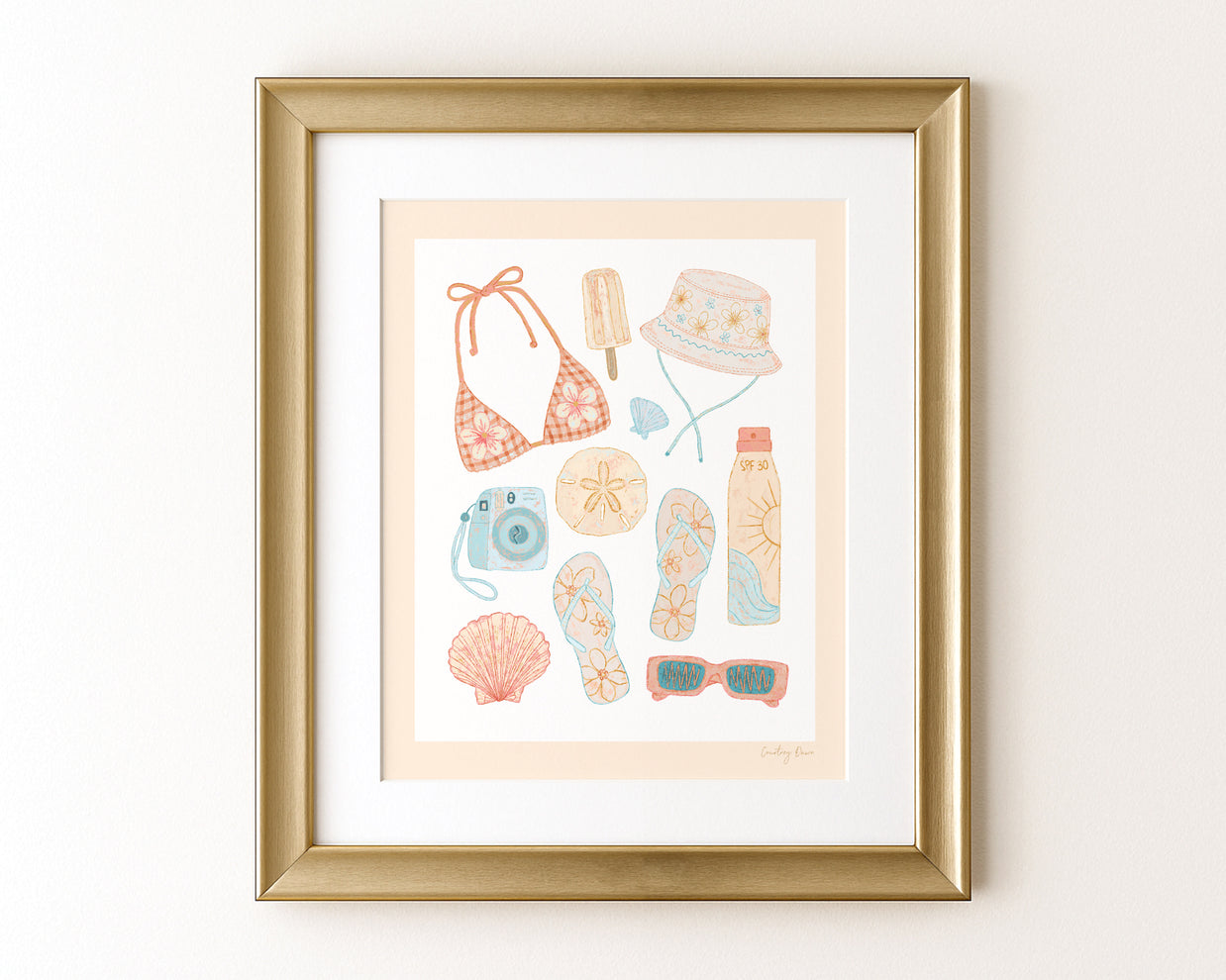 Beach Essentials | 8x10 Print