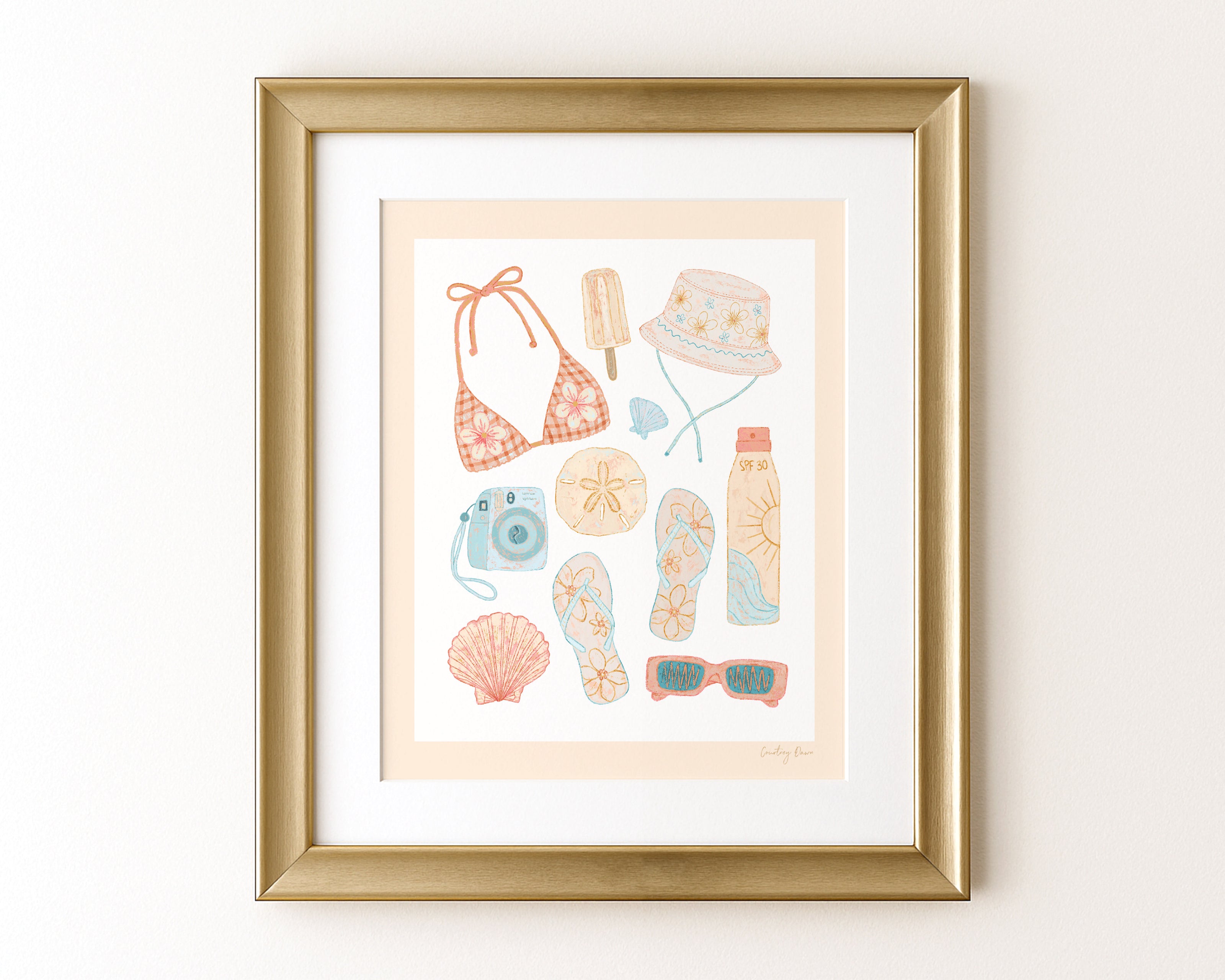 Beach Essentials | 8x10 Print