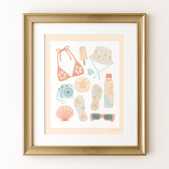 Beach Essentials | 8x10 Print