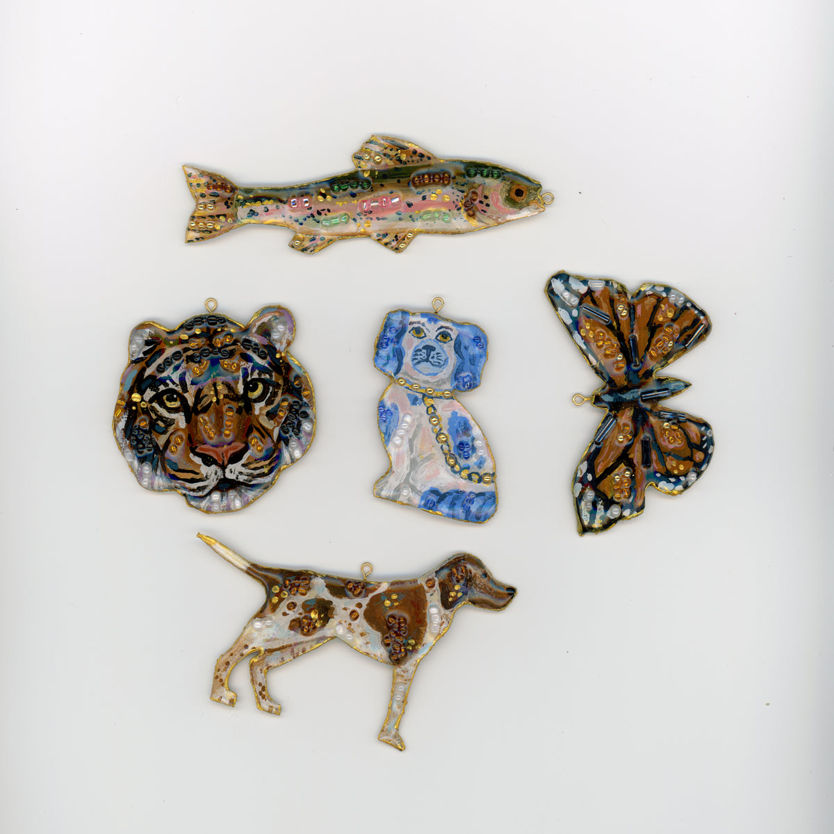 Hand-painted Statement Charms