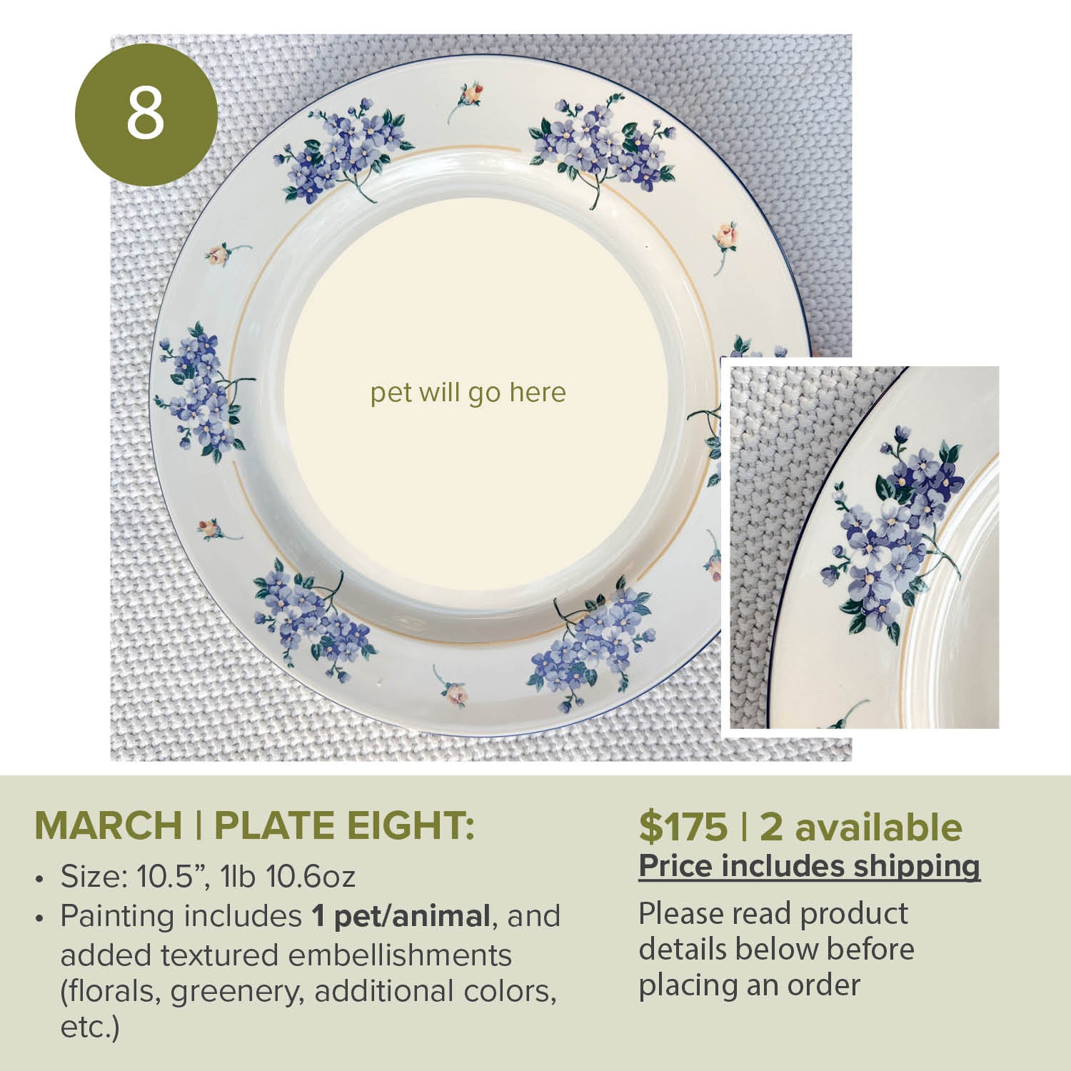 MARCH Custom Pet/animal Portrait Slots